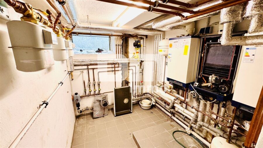 Modernisiertes Dreifamilienhaus + 2 Garagen in idyllischer Lage / großes Grundstück / Panoramablick - Heizungstechnik